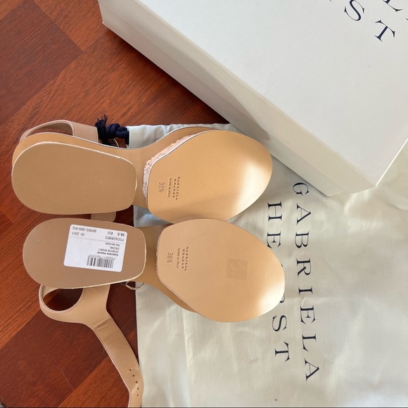 Gabriela Hearst NWT Harrigan Platform Sandal - Nude - 38.5 - Picture 3 of 3